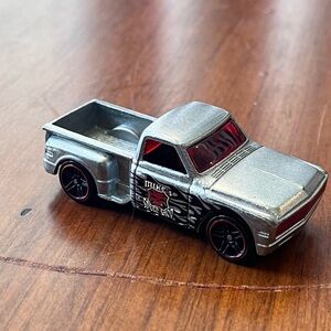 Hot Wheels Custom 69 Chevy Pickup Truck Mikes Speed Shop toy Mattel